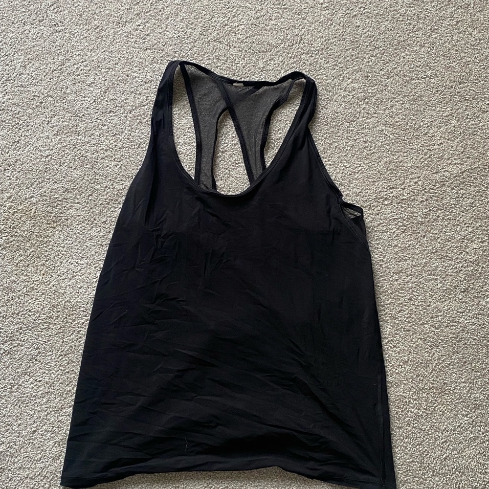 Lululemon Black Open Back Tank
